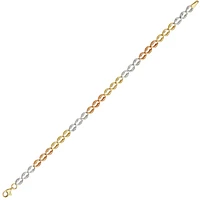 BRACELET EN OR 3 TONS 10K - 7.25''