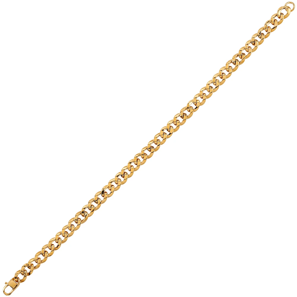 10K YELLOW GOLD BRACELET - 7.25''