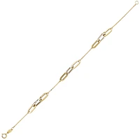 BRACELET OR 2 TONS 10K