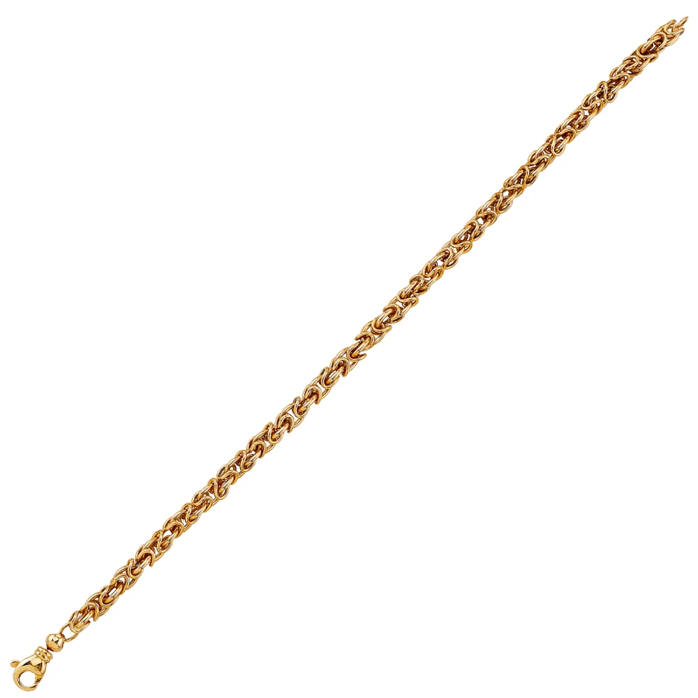 10K YELLOW GOLD BRACELET - 7.25''