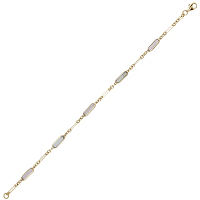 10K YELLOW GOLD BRACELET - 7.5''