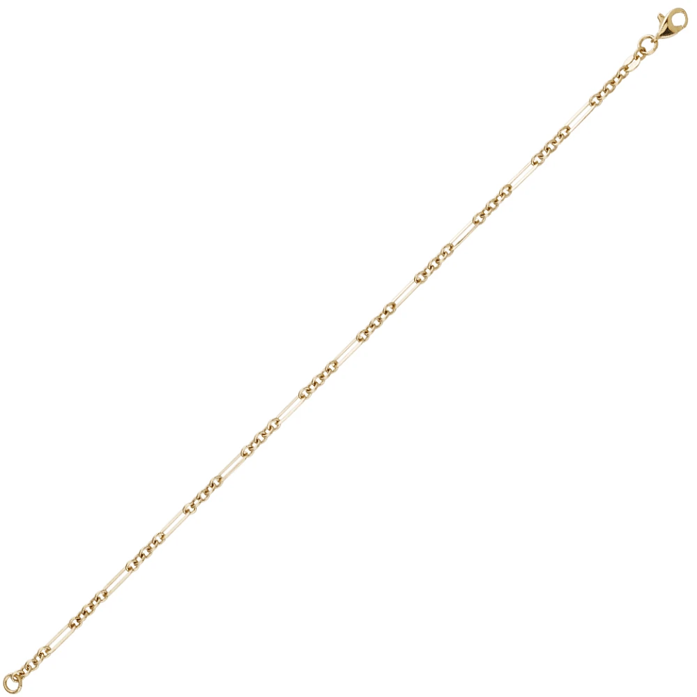10K YELLOW GOLD BRACELET - 7.5''