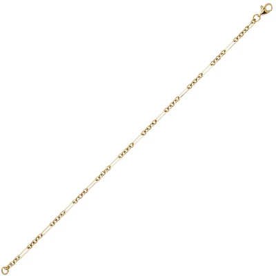10K YELLOW GOLD BRACELET - 7.5''