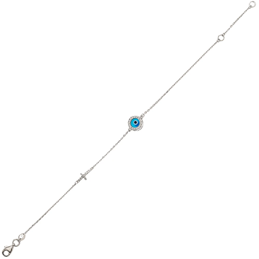 10K WHITE GOLD BRACELET - 7.5''