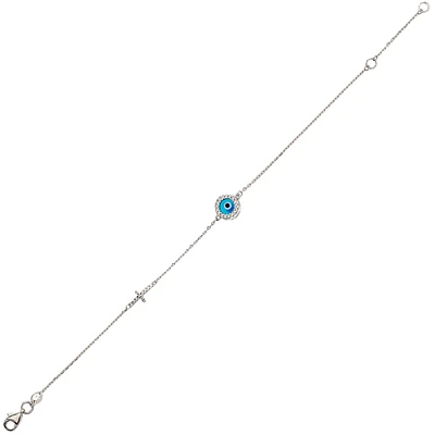10K WHITE GOLD BRACELET - 7.5''