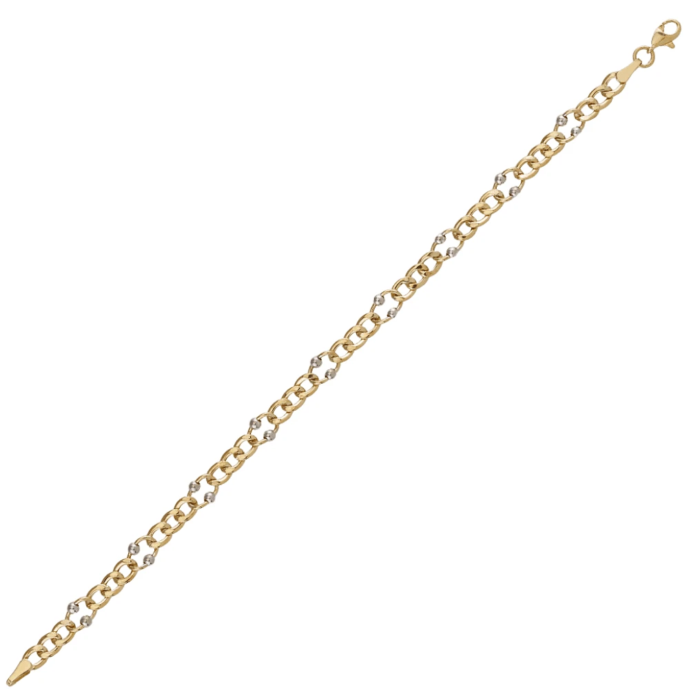 10K YELLOW GOLD BRACELET - 7.5''
