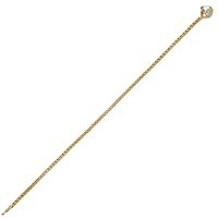 10K 2 TONE GOLD BRACELET - 7.5''