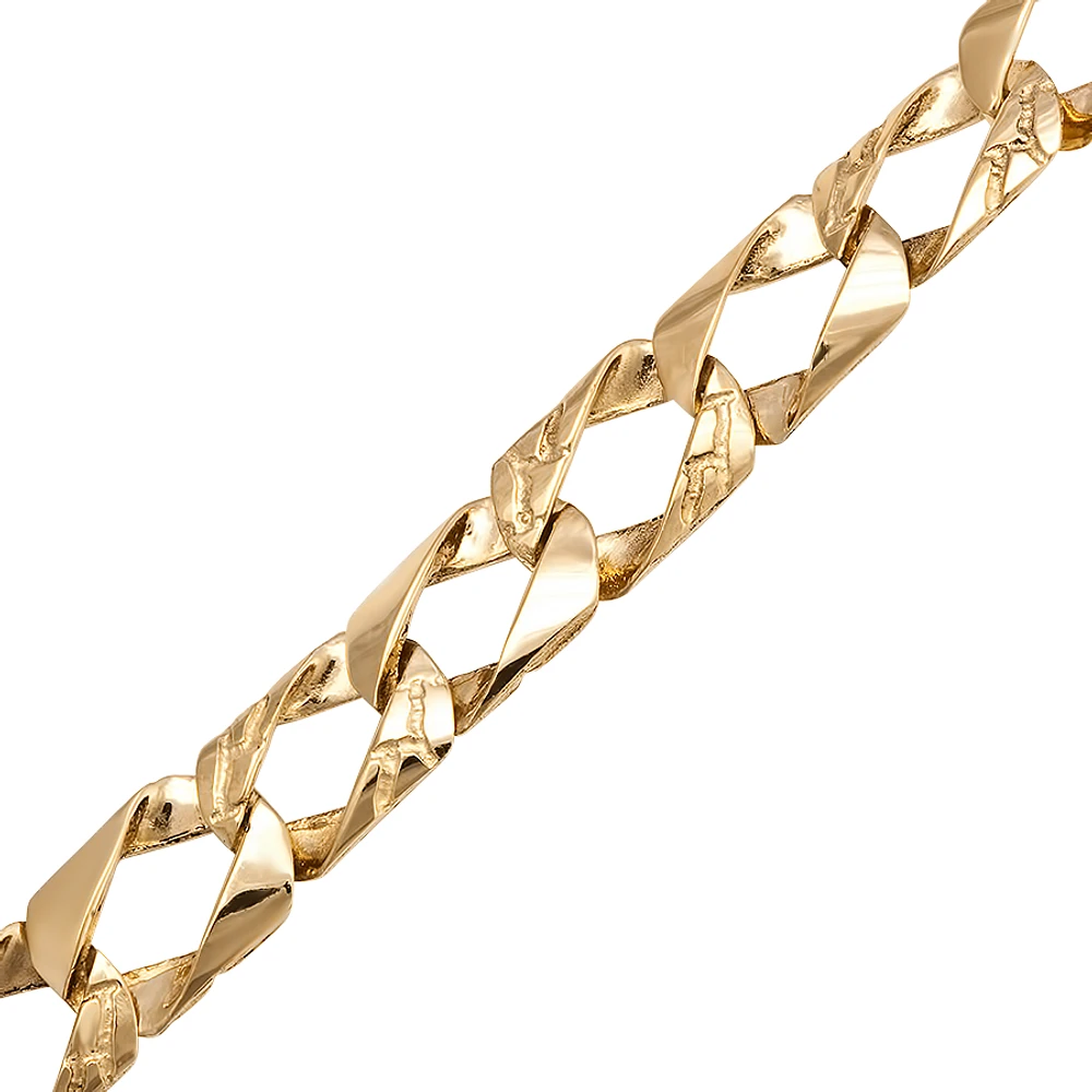 10K YELLOW GOLD BRACELET - 8.5''