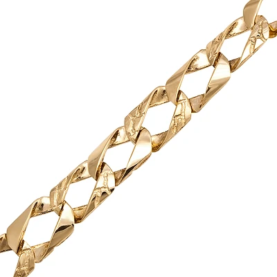 10K YELLOW GOLD BRACELET - 8.5''