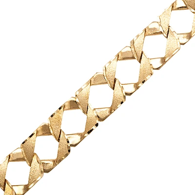 10K GOLD BRACELET 8.5'' X 10MM