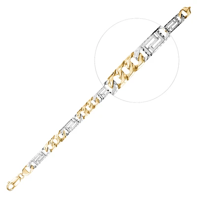 10K GOLD BRACELET - 8.5''
