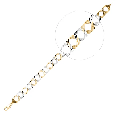 10K GOLD BRACELET - 8.75''