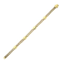 14K YELLOW GOLD BRACELET - 7.5''