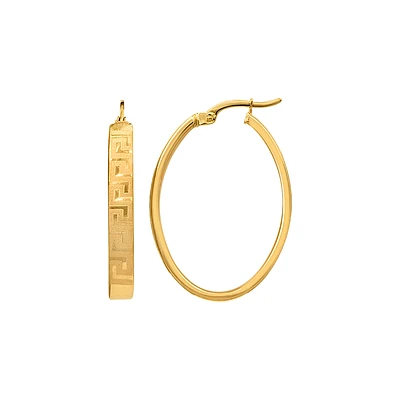 ANNEAUX EN OR JAUNE 10K - 20MM
