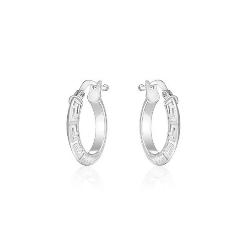 ANNEAUX 10MM EN OR BLANC 10K