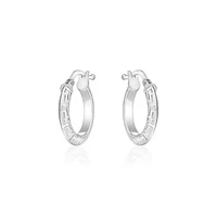 ANNEAUX 10MM EN OR BLANC 10K