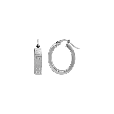 ANNEAUX OR BLANC 10CT