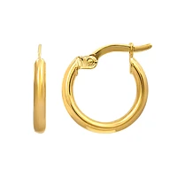 ANNEAUX OR JAUNE 10K- 10MM