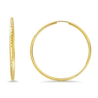 10K GOLD EARRINGS- 40MM