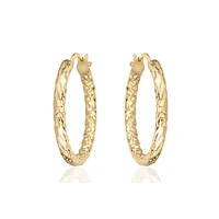 ANNEAUX 20MM EN OR JAUNE 10K