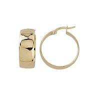 ANNEAUX OR JAUNE 10K- 20MM