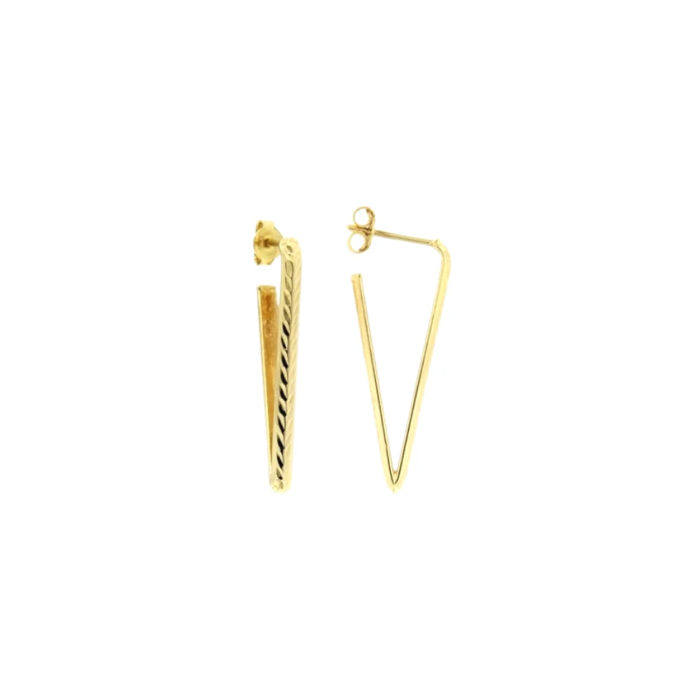 10K YELLOW GOLD EARRINGS