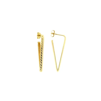 10K YELLOW GOLD EARRINGS