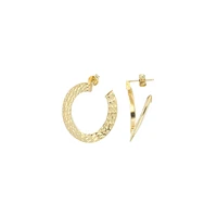10K YELLOW GOLD EARRINGS