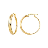 10K YELLOW GOLD RINGS - 25MM