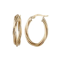 10K YELLOW GOLD RINGS - 18X23MM
