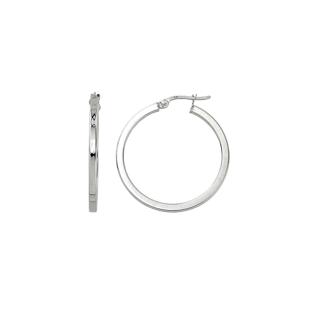 ANNEAUX OR 10K TUBE CARRÉ- 15MM