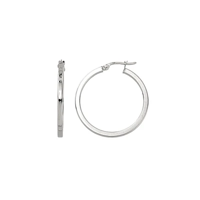 ANNEAUX OR 10K TUBE CARRÉ- 15MM
