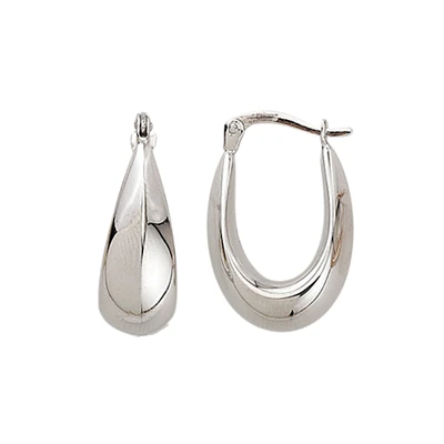 10K WHITE GOLD RINGS - 14X21MM