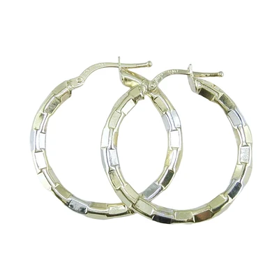 ANNEAUX 20MM EN OR JAUNE 10K