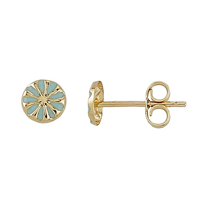 10K YELLOW GOLD EARRINGS