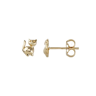 10K YELLOW GOLD EARRINGS