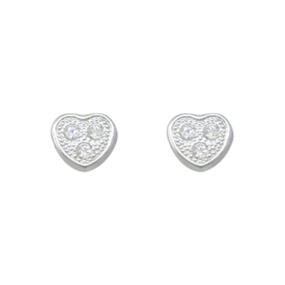 10K WHITE GOLD EARRINGS