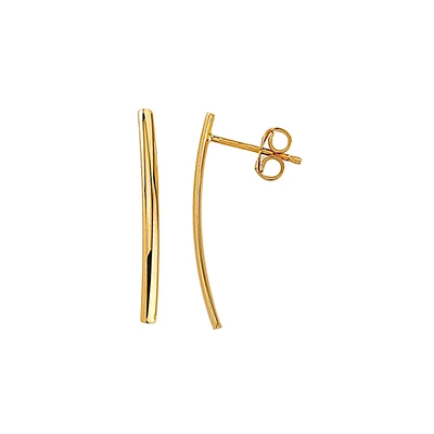 10K YELLOW GOLD EARRINGS