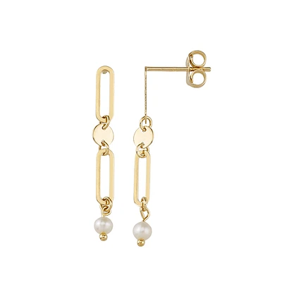 10K YELLOW GOLD EARRINGS