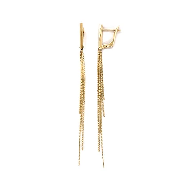 BOUCLES D’OREILLES EN OR JAUNE 10K