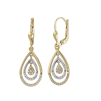 10K YELLOW GOLD EARRINGS