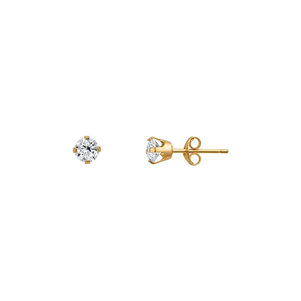 BOUCLES D’OREILLES EN OR JAUNE 10CT