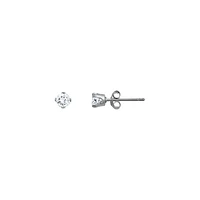 BOUCLES D’OREILLES EN OR BLANC 10CT