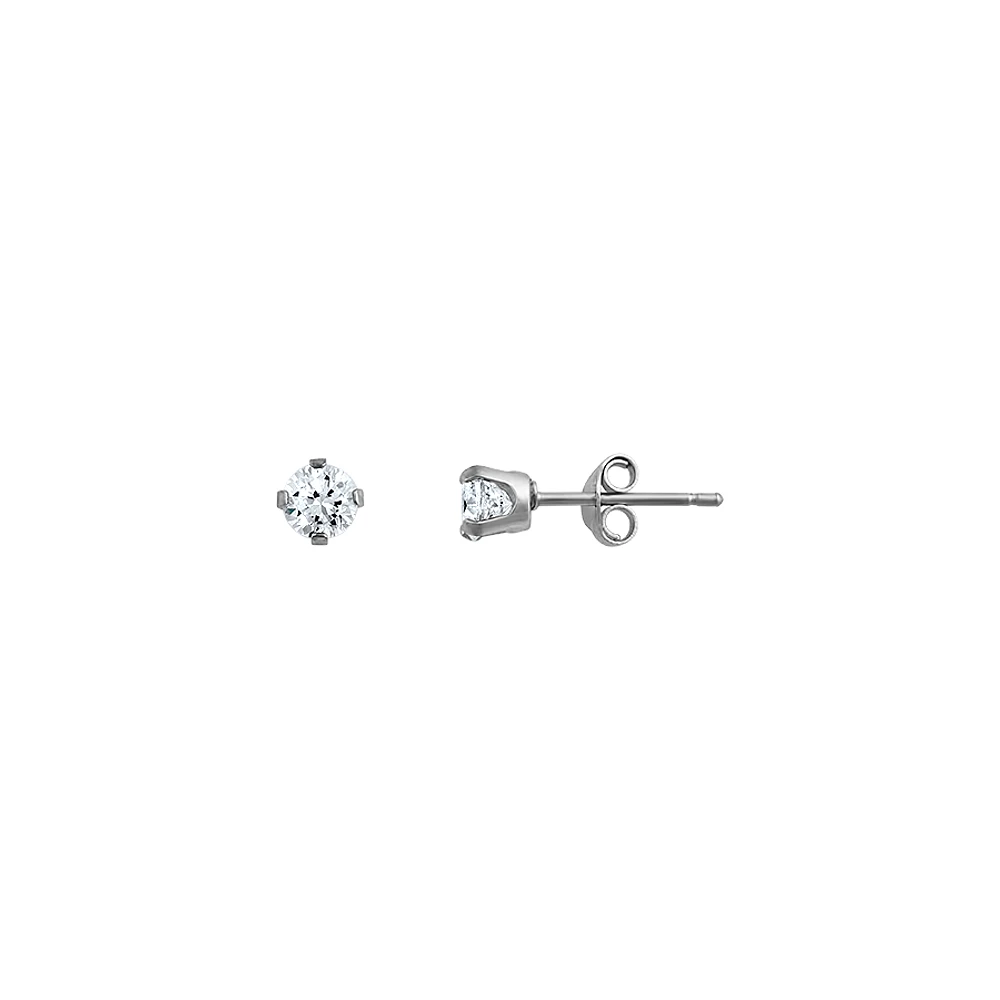 10K WHITE GOLD EARRINGS