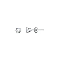 BOUCLES D’OREILLES EN OR BLANC 10CT