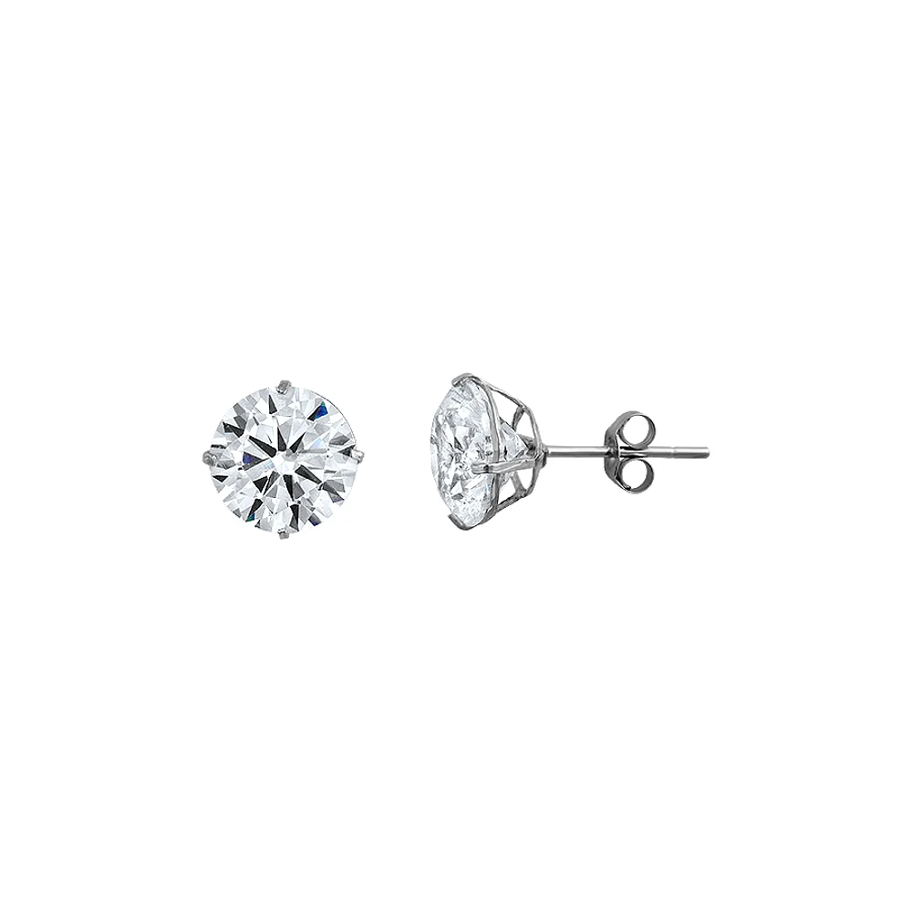 14K WHITE GOLD EARRINGS