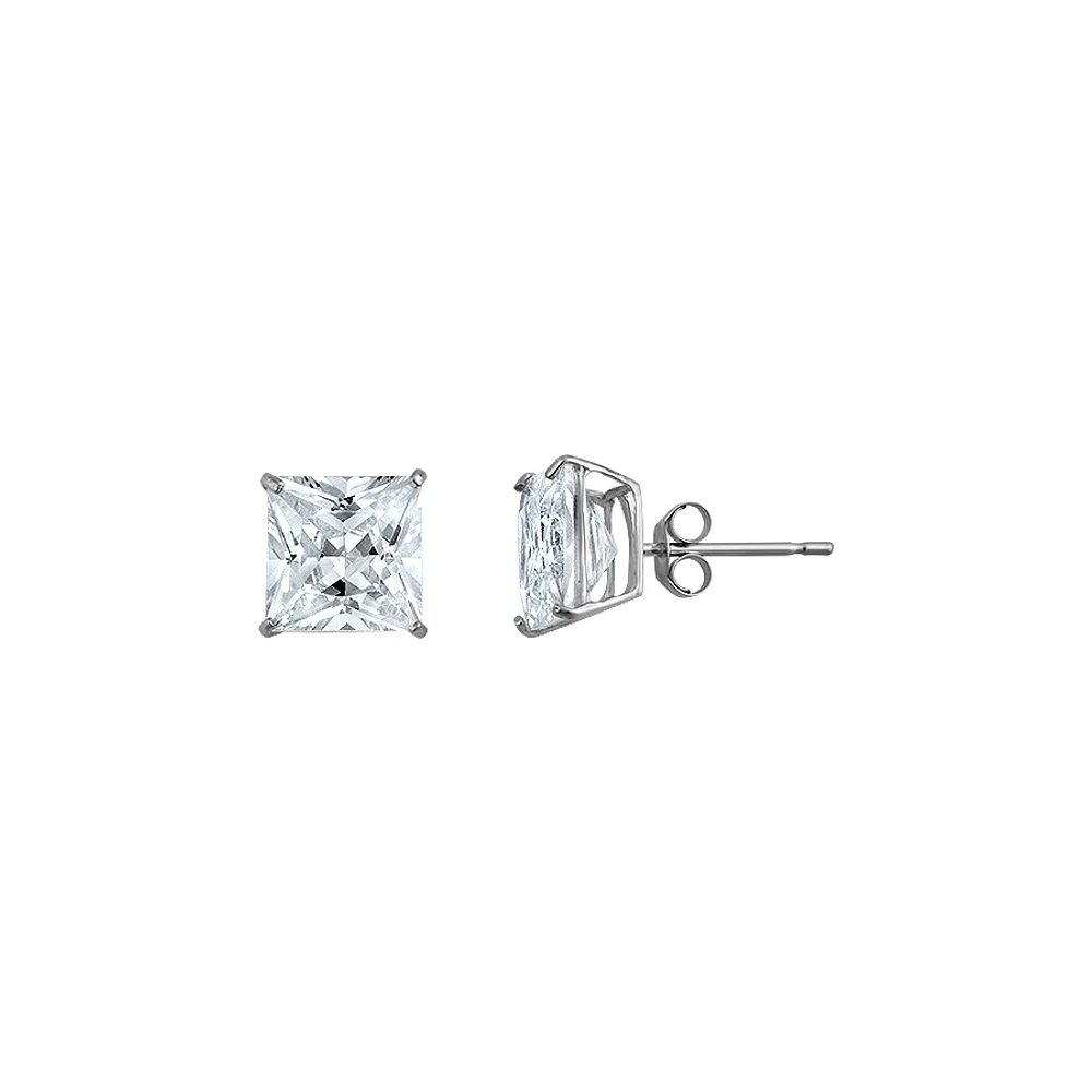 BOUCLES D’OREILLES EN OR BLANC 14K