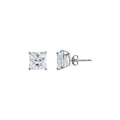 BOUCLES D’OREILLES EN OR BLANC 14K