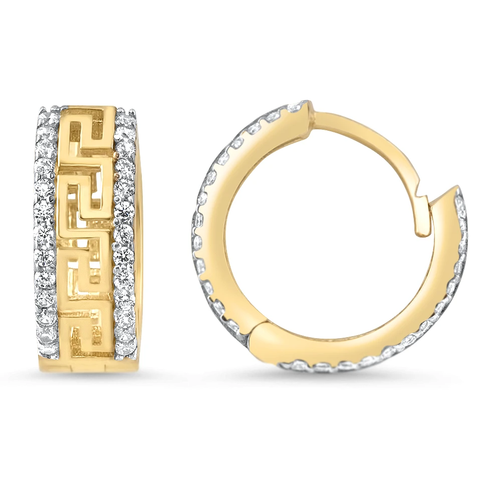 BOUCLES D’OREILLES AVEC ZIRCONS