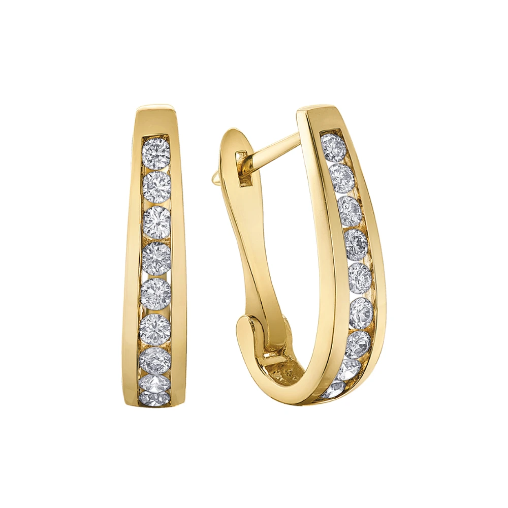 ANNEAUX EN OR 10K (DIAMANTS 0.75CT